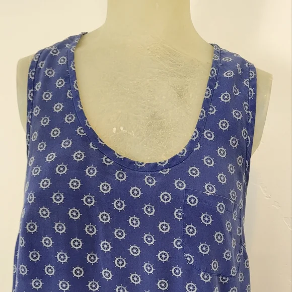 Nwot Joie blue nautical racer back mm in dress - Picture 8 of 9